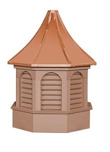 Kingston cupola with copper bell roof