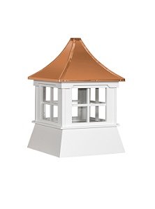 Victorian cupola with copper roof