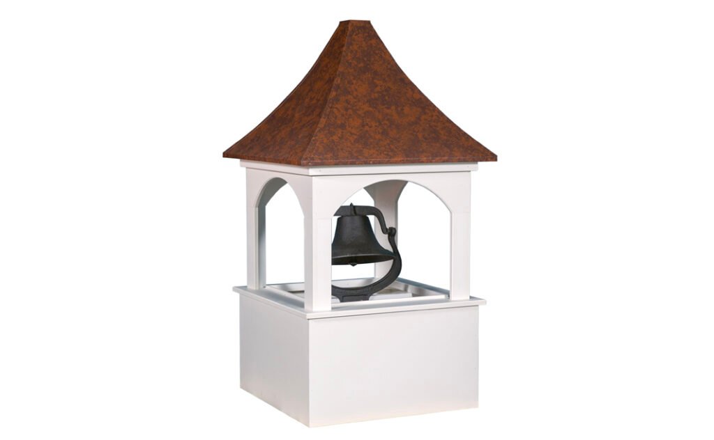 vintage metal roof cupola with bell