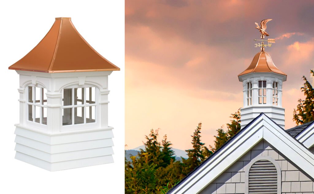 lapboard cupola base on residential roof